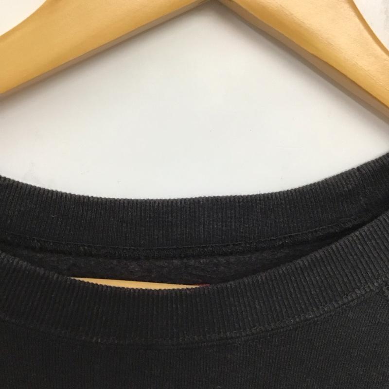 ヒューマンメード HUMAN MADE トレーナー 長袖 スウェット 裏起毛 M ロゴ、文字 黒 / ブラック / black メンズ USED 古着 中古 10133568