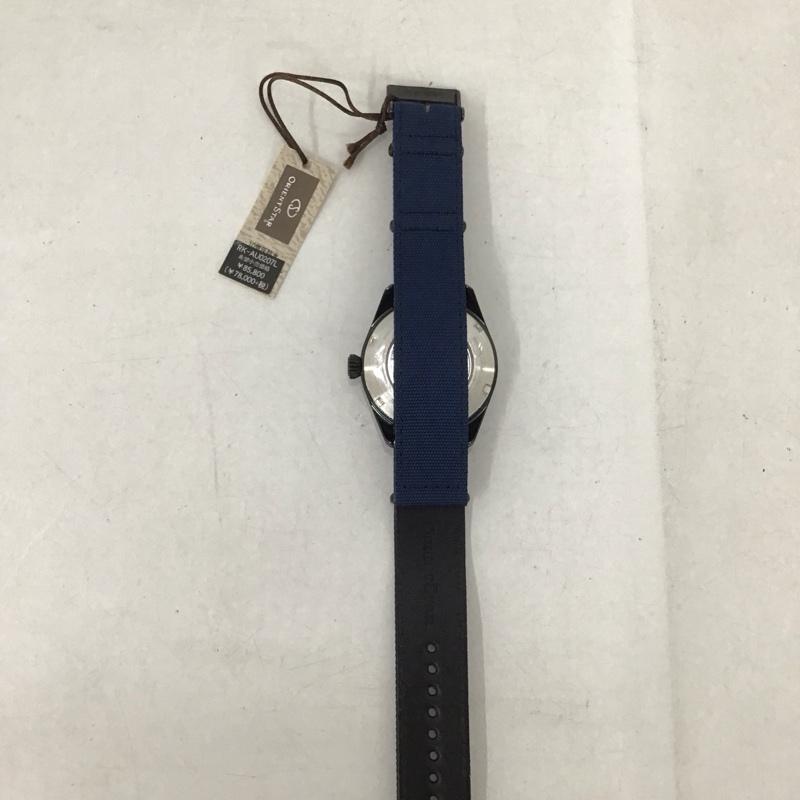 オリエントスター ORIENTSTAR 腕時計 アナログ（自動巻き） RK-AU0207L ロゴ、文字 紺 / ネイビー / navy メンズ USED 古着 中古 10134428