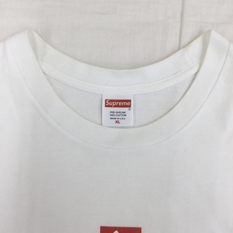 シュプリーム Supreme Tシャツ 半袖 Cross Box Logo Tee XL ロゴ、文字 白 / ホワイト /  メンズ USED 古着 中古 10134743