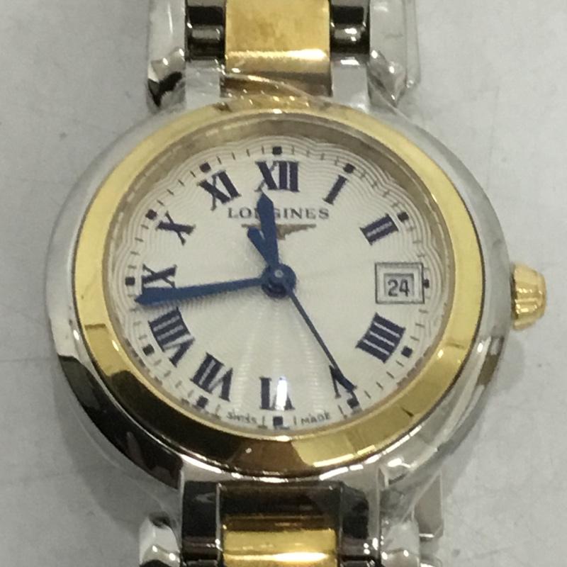 ロンジン LONGINES 腕時計 アナログ（クォーツ式） L8.110.5 PrimaLuna ロゴ、文字 金 / ゴールド / X 銀 / シルバー /  レディース USED 古着 中古 10134988