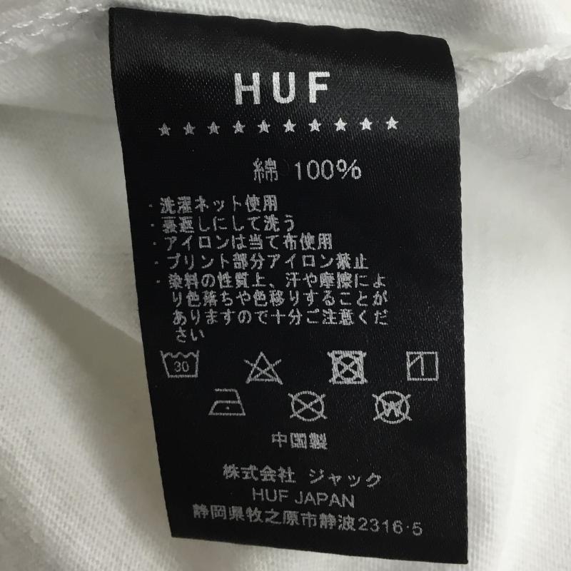 ハフ HUF Tシャツ 半袖 L キャラクター 白 / ホワイト /  メンズ USED 古着 中古 10134992