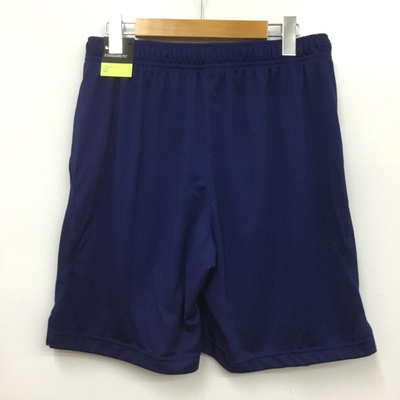 ナイキ NIKE パンツ ショートパンツ 927546-478 MNSTR Mesh Short 4.0 MNSTR メッシュ ショート L 無地 X ロゴ、文字 紺 / ネイビー /  メンズ USED 古着 中古 10135016