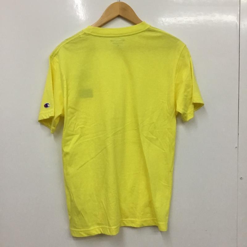 チャンピオン Campion Tシャツ 半袖 C3-RS306 レーニング ウェア ポケット付 M 無地 黄 / イエロー /  メンズ USED 古着 中古 10135037