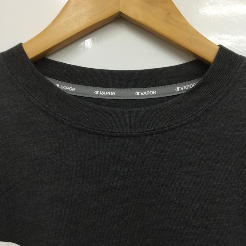 チャンピオン Campion Tシャツ 半袖 C3-PS324 速乾 tシャツ スポーツウェア トレーニングウェア L ロゴ、文字 X プリント チャコールグレー / チャコールグレー /  メンズ USED 古着 中古 10135040