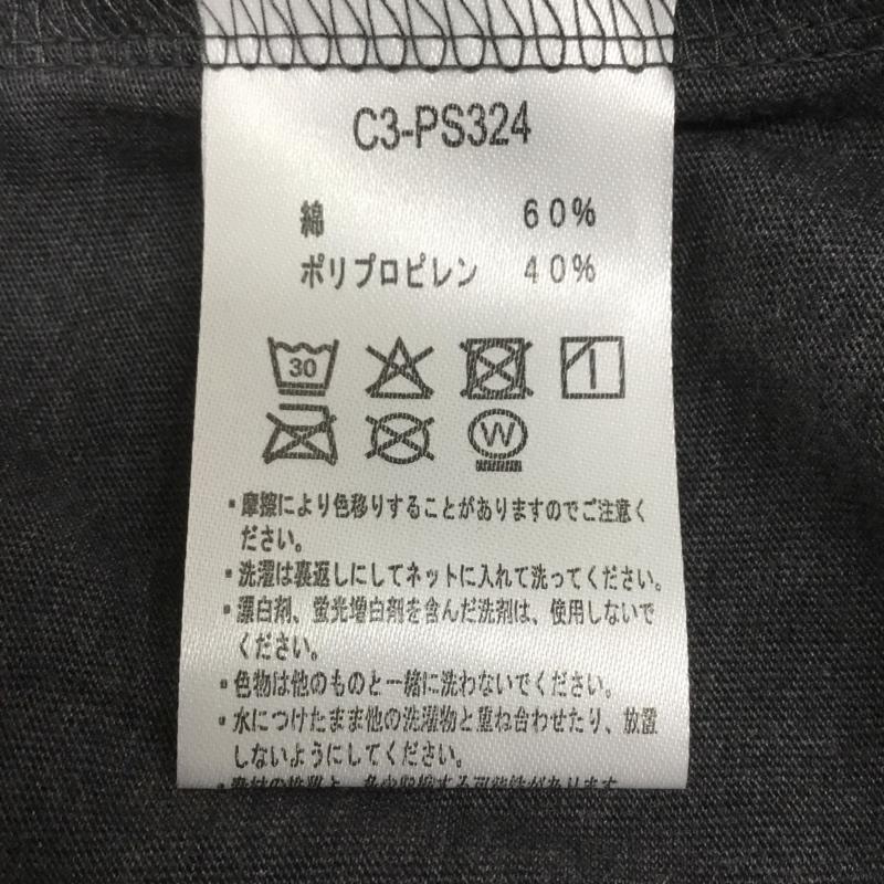 チャンピオン Campion Tシャツ 半袖 C3-PS324 速乾 tシャツ スポーツウェア トレーニングウェア L ロゴ、文字 X プリント チャコールグレー / チャコールグレー /  メンズ USED 古着 中古 10135040