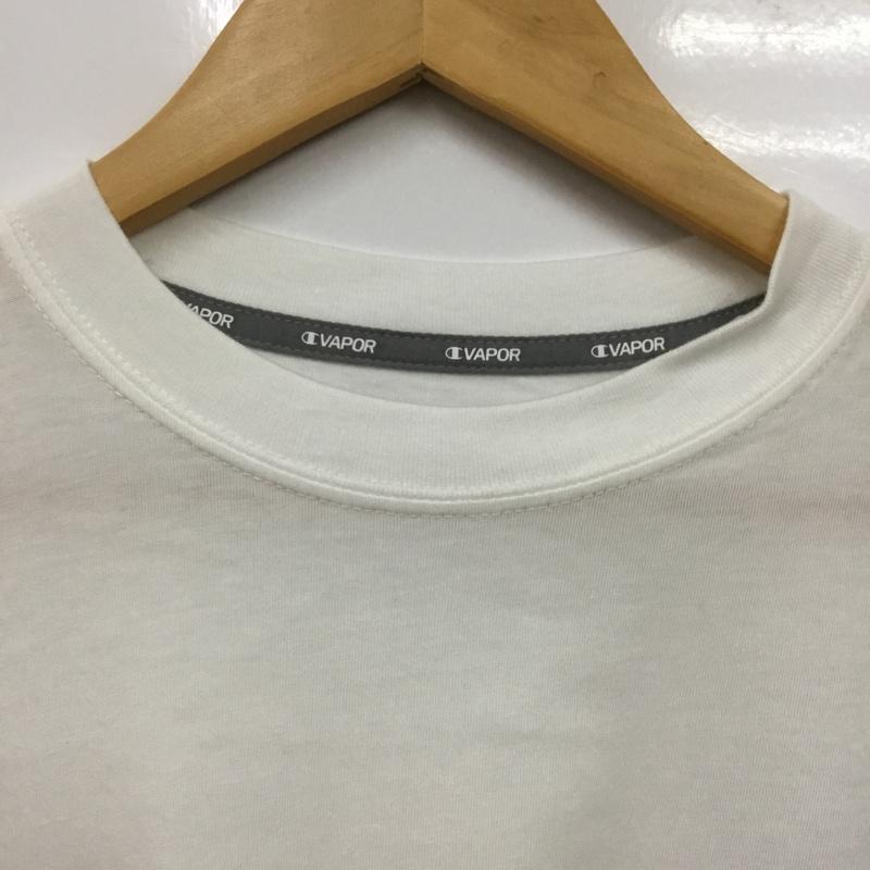 チャンピオン Campion Tシャツ 半袖 C3-PS324 速乾 tシャツ スポーツウェア トレーニングウェア M ロゴ、文字 X プリント 白 / ホワイト /  メンズ USED 古着 中古 10135041