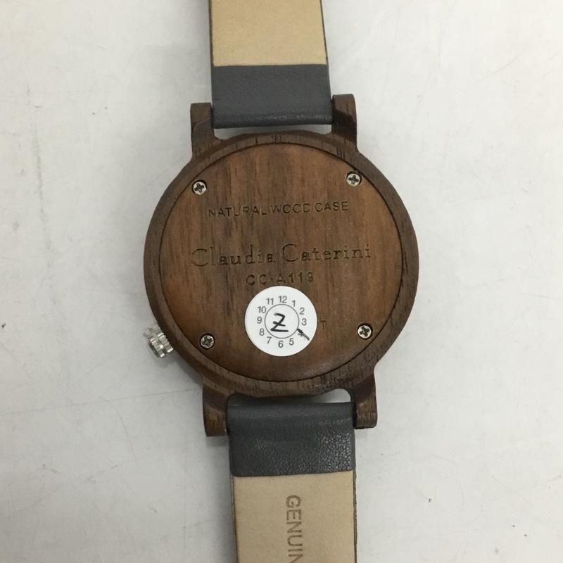 古着 USED 腕時計 アナログ（クォーツ式） CC-A119 Claudia Caterini 箱有 ロゴ、文字 灰 / グレー /  メンズ USED 古着 中古 10135055