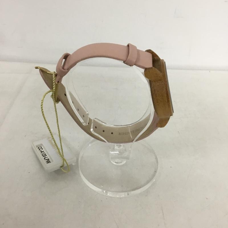 古着 USED 腕時計 アナログ（クォーツ式） CC-A120-LPW 箱有 Claudia Caterini ロゴ、文字 桃 / ピンク /  レディース USED 古着 中古 10135057