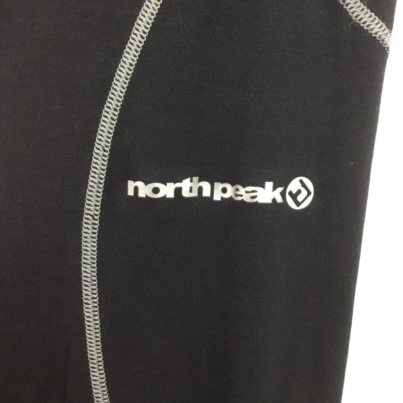 ノースピーク north peak ボトムス ボトムス スパッツ レギンス M 無地 黒 / ブラック /  メンズ USED 古着 中古 10135068