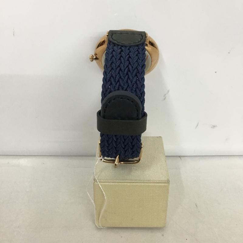 アデクス ADEXE 腕時計 アナログ（クォーツ式） 1868B-06 箱有 ロゴ、文字 紺 / ネイビー /  メンズ USED 古着 中古 10135142