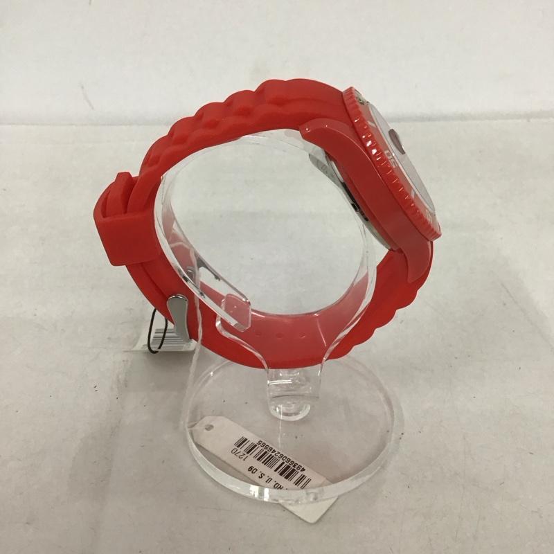 アイスウォッチ ICE WATCH 腕時計 アナログ（クォーツ式） SI.RD.U.S.09 ロゴ、文字 赤 / レッド /  メンズ USED 古着 中古 10135239