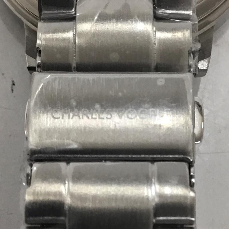 シャルルホーゲル CHARLESVOGELE 腕時計 アナログ（クォーツ式） V0719 ロゴ、文字 銀 / シルバー / X 紺 / ネイビー /  メンズ USED 古着 中古 10135268