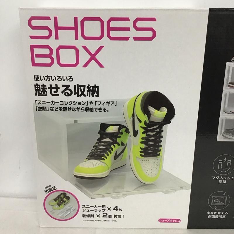 古着 USED ファッション小物 ファッション小物 シューズボックス 収納 Smile+ 3個セットSB3P002CL 箱有 ラック 無地 透明 / クリア /  メンズ USED 古着 中古 10135328
