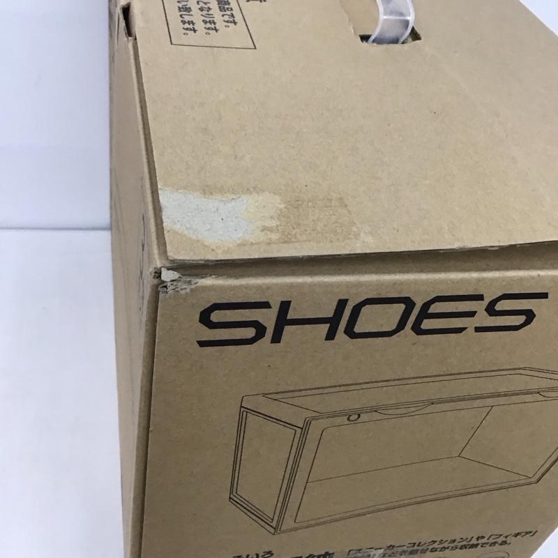 古着 USED ファッション小物 ファッション小物 シューズボックス 収納 Smile+ 3個セットSB3P002BK 箱有 ラック 無地 黒 / ブラック /  メンズ USED 古着 中古 10135330