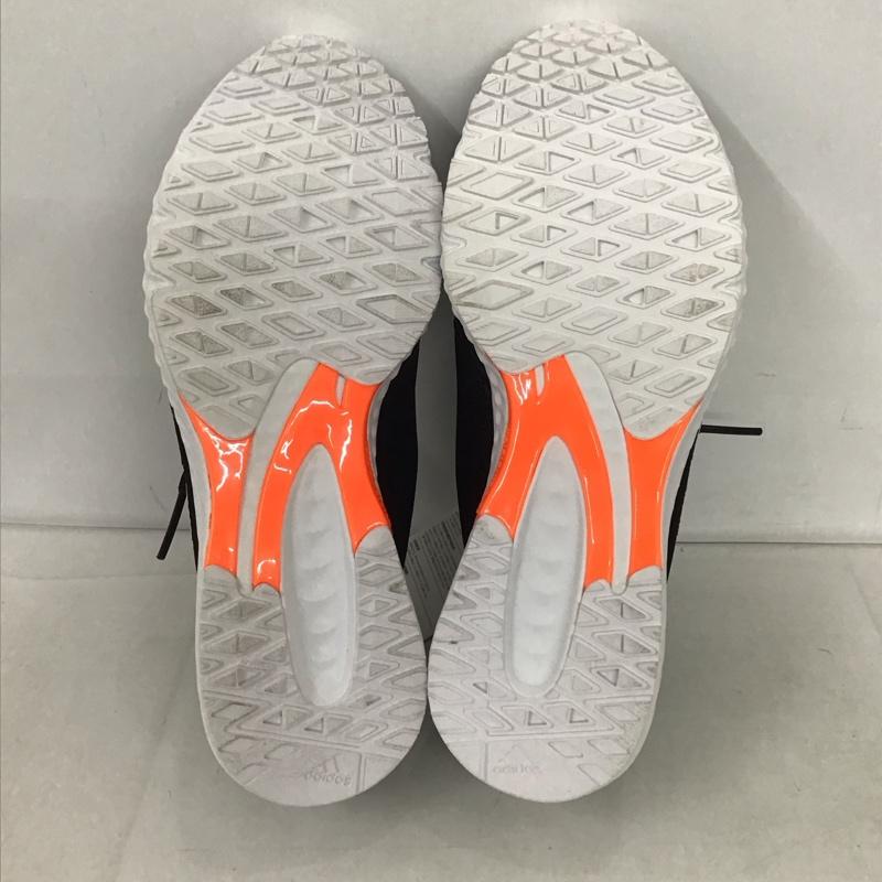 アディダス adidas カジュアルシューズ カジュアルシューズ G28885 ランニングシューズ 22.5cm 無地 黒 / ブラック /  レディース USED 古着 中古 10135341