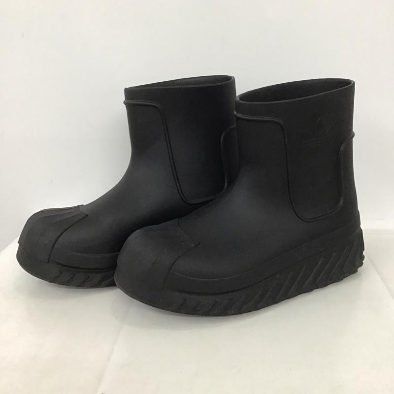 アディダス adidas ブーツ ブーティ ADIFOM SST BOOT ロゴ、文字 黒 / ブラック /  メンズ USED 古着 中古 10135372