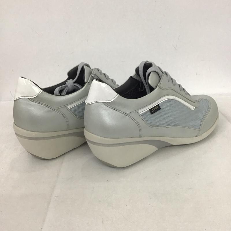 マドラスウォーク madras Walk カジュアルシューズ カジュアルシューズ MWL1009 GORE-TEX レースアップヒールスニーカー 22.5cm 無地 白 / ホワイト / X 銀 / シルバー / X 灰 / グレー /  レディース USED 古着 中古 10135386