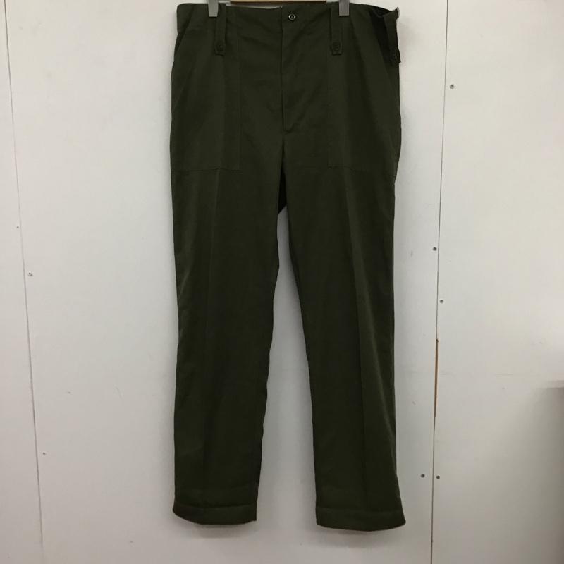 ミリタリー ミリタリー パンツ ワークパンツ、ペインターパンツ ミリタリーパンツ ブリティッシュ 90S ワイドパンツ M 無地 カーキ / カーキ /  メンズ USED 古着 中古 10135459