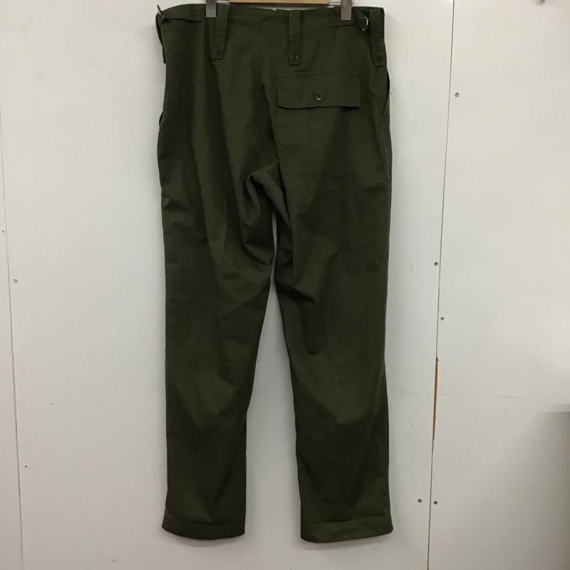 ミリタリー ミリタリー パンツ ワークパンツ、ペインターパンツ ミリタリーパンツ ブリティッシュ 90S ワイドパンツ M 無地 カーキ / カーキ /  メンズ USED 古着 中古 10135459