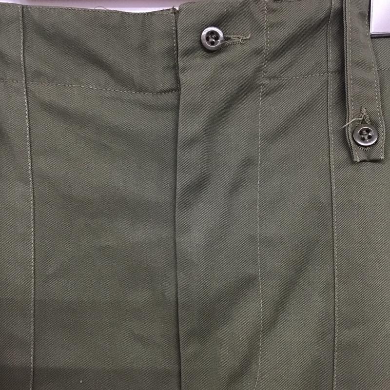 ミリタリー ミリタリー パンツ ワークパンツ、ペインターパンツ ミリタリーパンツ ブリティッシュ 90S ワイドパンツ M 無地 カーキ / カーキ /  メンズ USED 古着 中古 10135459