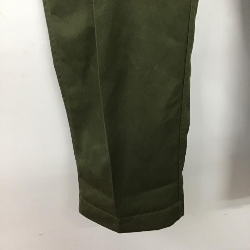 ミリタリー ミリタリー パンツ ワークパンツ、ペインターパンツ ミリタリーパンツ ブリティッシュ 90S ワイドパンツ M 無地 カーキ / カーキ /  メンズ USED 古着 中古 10135459