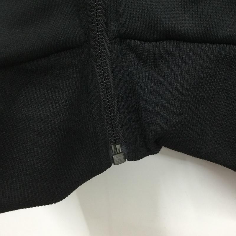 アディダス adidas パーカー 長袖 BR1103 ESSENTIALS ライトスウェットフルジップパーカー L プリント X ロゴ、文字 黒 / ブラック /  メンズ USED 古着 中古 10135464