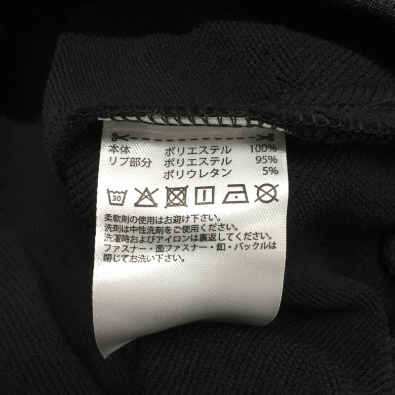 アディダス adidas パーカー 長袖 BR1103 ESSENTIALS ライトスウェットフルジップパーカー L プリント X ロゴ、文字 黒 / ブラック /  メンズ USED 古着 中古 10135464