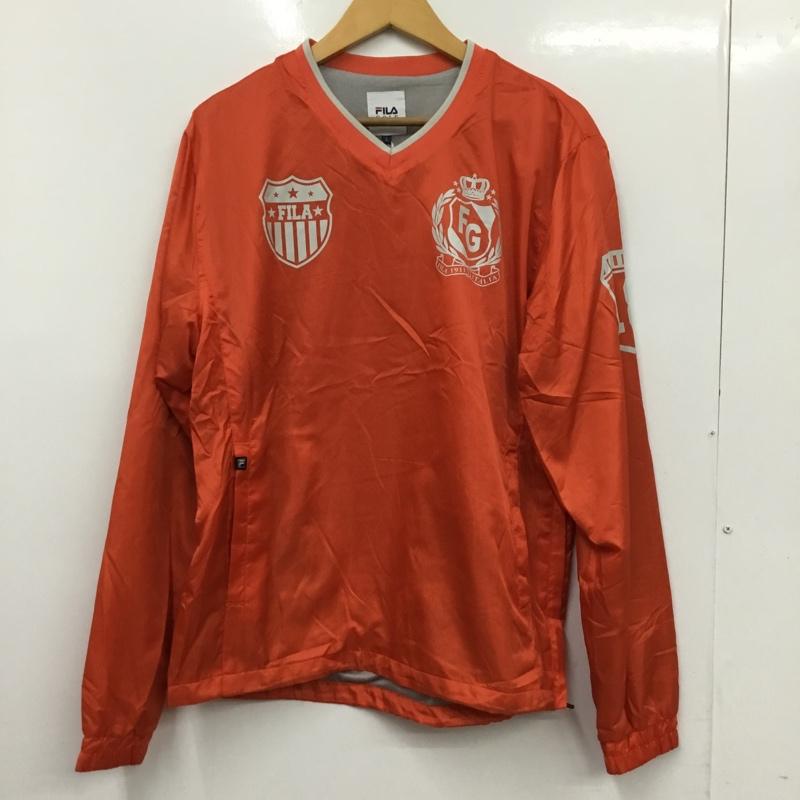 フィラ FILA ジャケット、上着 ジャンパー、ブルゾン 788265Y フィラゴルフ ブルゾン L プリント 橙 / オレンジ /  メンズ USED 古着 中古 10135475