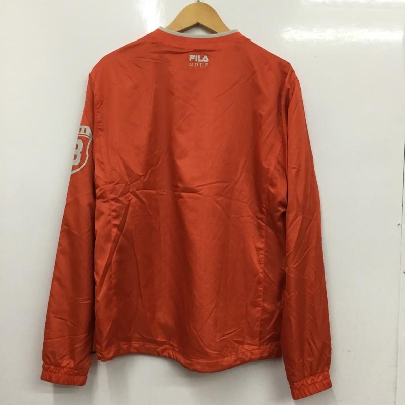 フィラ FILA ジャケット、上着 ジャンパー、ブルゾン 788265Y フィラゴルフ ブルゾン L プリント 橙 / オレンジ /  メンズ USED 古着 中古 10135475