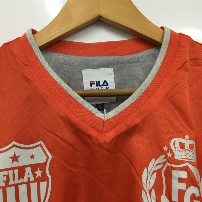 フィラ FILA ジャケット、上着 ジャンパー、ブルゾン 788265Y フィラゴルフ ブルゾン L プリント 橙 / オレンジ /  メンズ USED 古着 中古 10135475