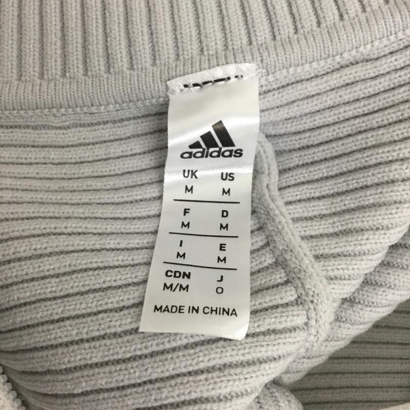 アディダス adidas ジャケット、上着 ジャンパー、ブルゾン EJ7314 ロゴ、文字 X プリント 白 / ホワイト / X 灰 / グレー /  メンズ USED 古着 中古 10135503