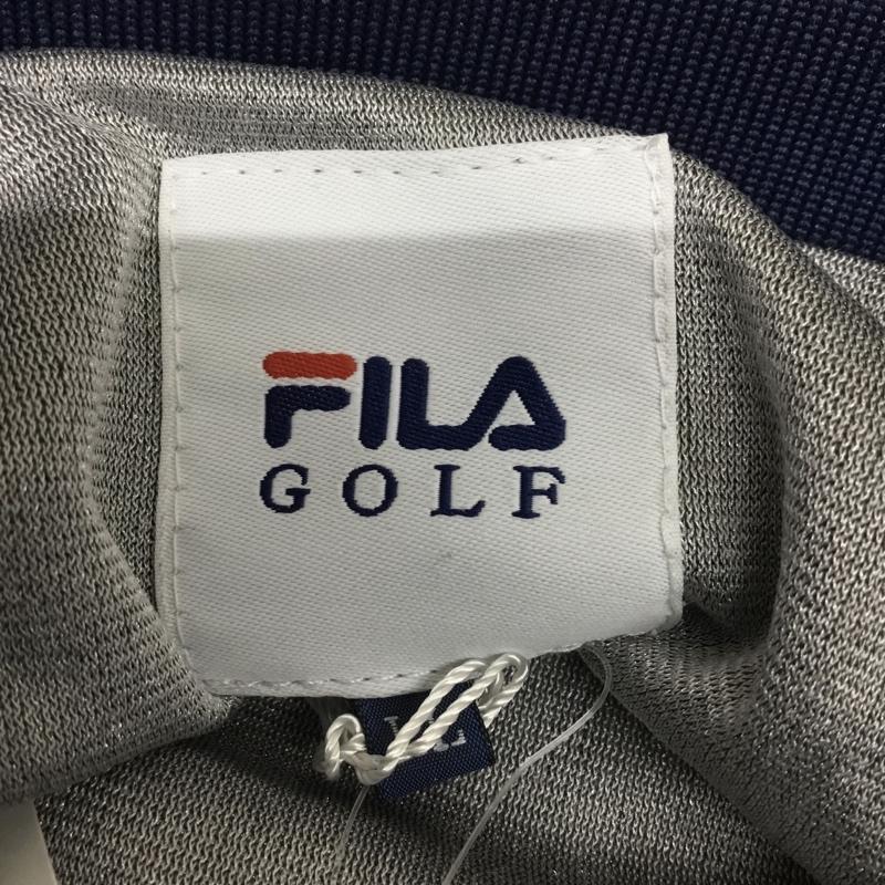フィラ FILA ジャケット、上着 ジャンパー、ブルゾン LL ロゴ、文字 X プリント 紺 / ネイビー /  メンズ USED 古着 中古 10135509