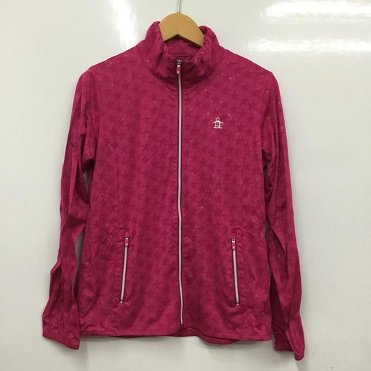 マンシングウェア Munsingwear ジャケット、上着 ジャンパー、ブルゾン MGwMJK01 フルジップブルゾン スポーツウェア タグ付き M 総柄 桃 / ピンク /  レディース USED 古着 中古 10135530
