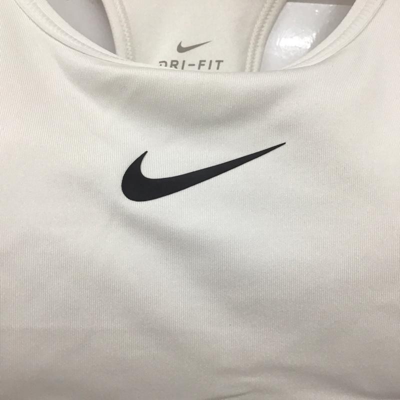 ナイキ NIKE トップス トップス 823313-100 ナイキプロ アップデーテッドブラ スポーツブラ タグ付き S ロゴ、文字 白 / ホワイト / X 黒 / ブラック /  レディース USED 古着 中古 10135548