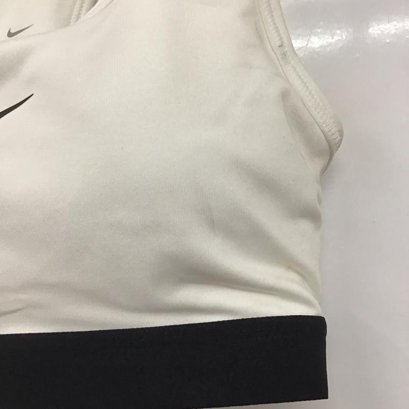 ナイキ NIKE トップス トップス 823313-100 ナイキプロ アップデーテッドブラ スポーツブラ タグ付き S ロゴ、文字 白 / ホワイト / X 黒 / ブラック /  レディース USED 古着 中古 10135548