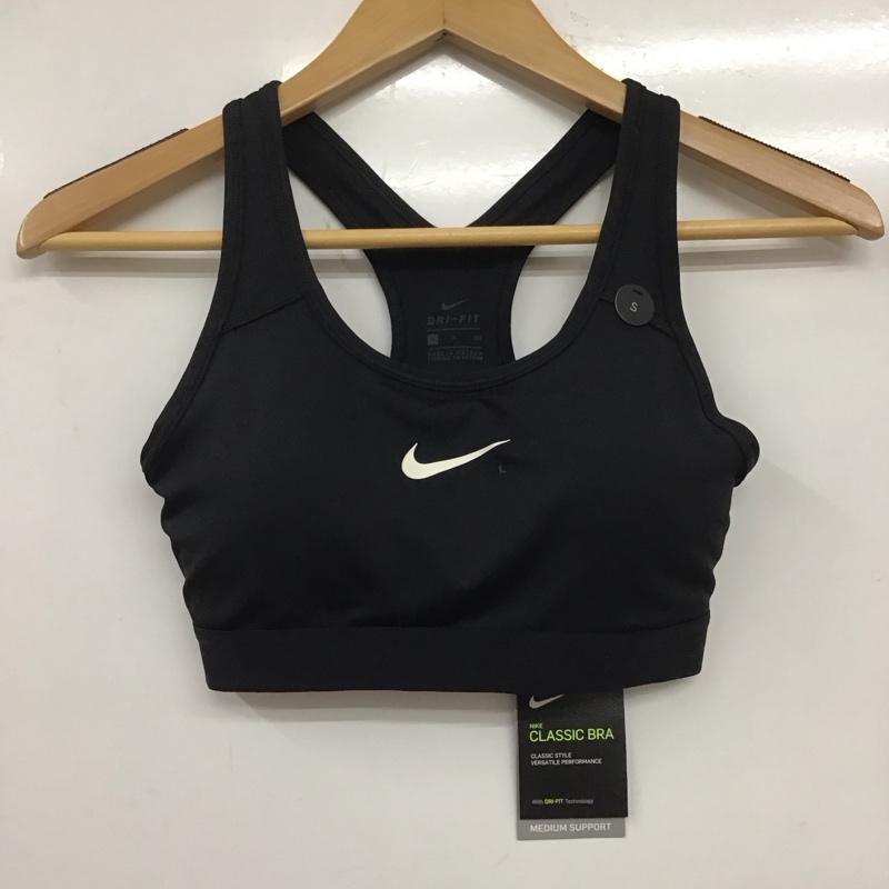 ナイキ NIKE トップス トップス 823313-101 ナイキプロ アップデーテッドブラ スポーツブラ タグ付き S ロゴ、文字 黒 / ブラック /  レディース USED 古着 中古 10135552