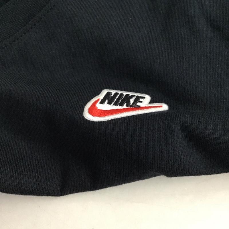 ナイキ NIKE Tシャツ 半袖 AR5370-010 Vネック スポーツウェア タグ付き L ロゴ、文字 黒 / ブラック /  レディース USED 古着 中古 10135559