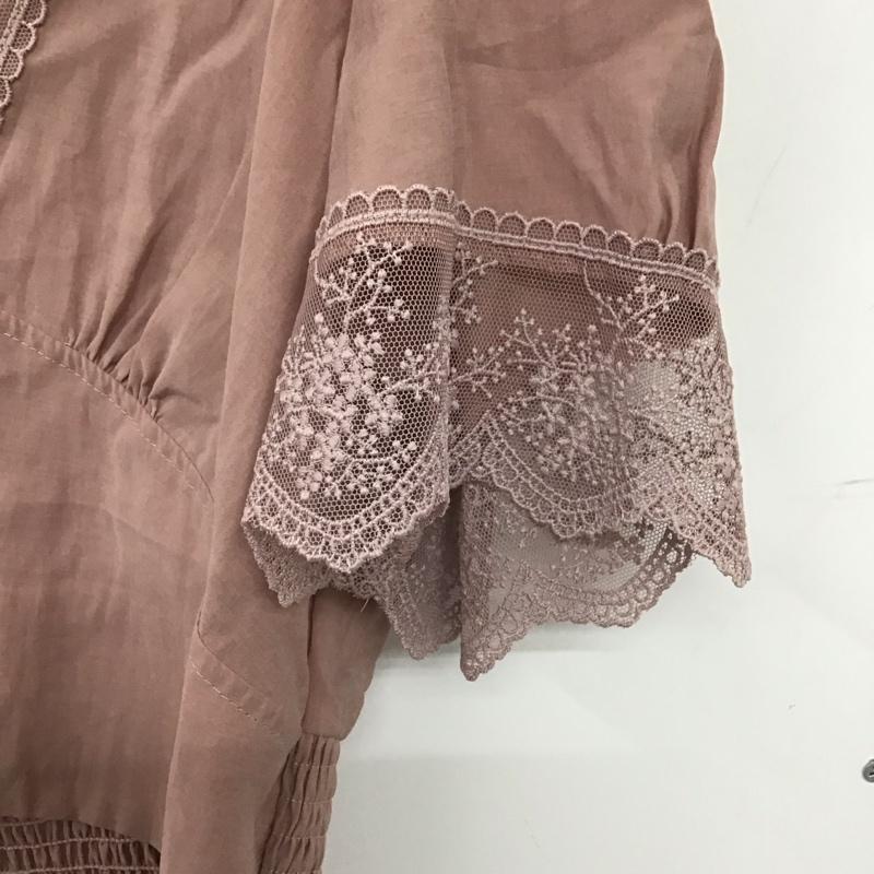 ザラ ZARA シャツ、ブラウス 半袖 半袖シャツ 無地シャツ レースシャツ XL 無地 マルチカラー / マルチカラー /  レディース USED 古着 中古 10135562