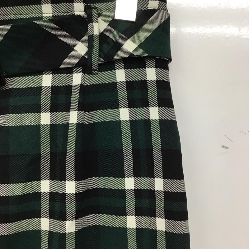ザラティーアールエフ ZARA TRF スカート ロングスカート ロングスカート タイトスカート バックスリット チェック S チェック マルチカラー / マルチカラー /  レディース USED 古着 中古 10135581