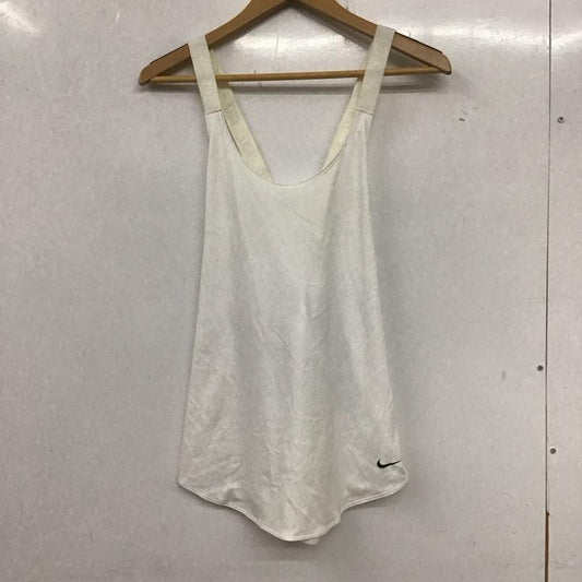 ナイキ NIKE タンクトップ タンクトップ AO9792-100 エラスティカ タンク トレーニングタンクトップ DRI-FIT タグ付き M ロゴ、文字 白 / ホワイト /  レディース USED 古着 中古 10135594