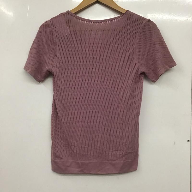 ナイキ NIKE Tシャツ 半袖 AT0579-515 DRI-FIT メッシュ スポーツウェア タグ付き S ワンポイント 桃 / ピンク /  レディース USED 古着 中古 10135603