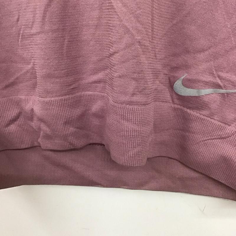 ナイキ NIKE Tシャツ 半袖 AT0579-515 DRI-FIT メッシュ スポーツウェア タグ付き S ワンポイント 桃 / ピンク /  レディース USED 古着 中古 10135603