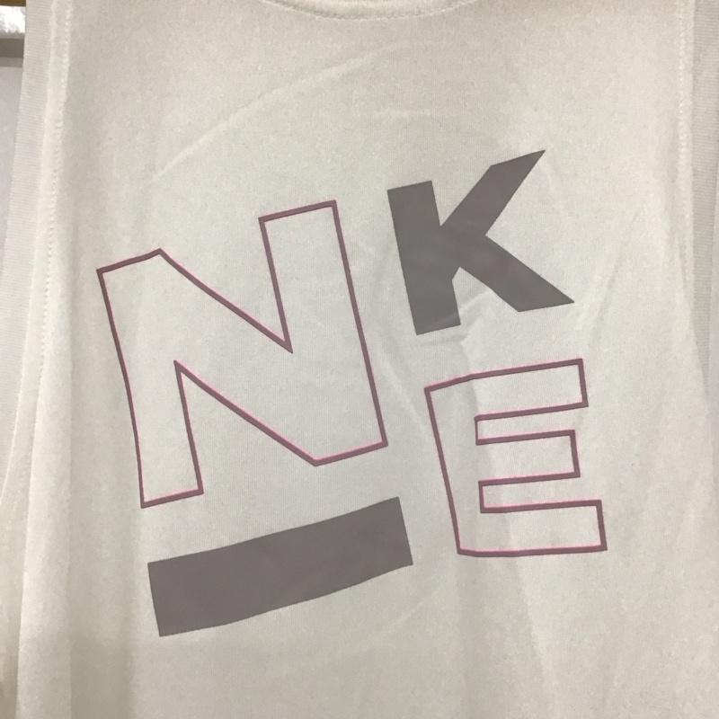 ナイキ NIKE タンクトップ タンクトップ BQ3297-100 スポーツウェア タグ付き L ロゴ、文字 白 / ホワイト /  レディース USED 古着 中古 10135612