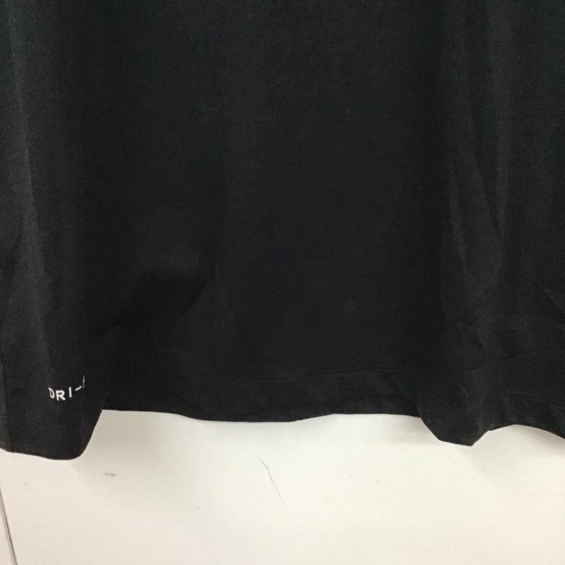 ナイキ NIKE Tシャツ 半袖 BQ1854-010 スウッシュ DRI-FIT スポーツウェア L ロゴ、文字 黒 / ブラック /  メンズ USED 古着 中古 10135616