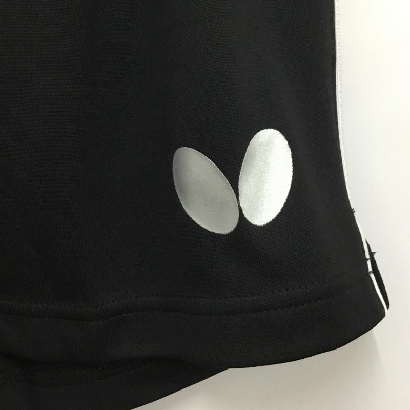 バタフライ BUTTERFLY パンツ ショートパンツ 51970-280 卓球パンツ パステップパンツ2 タグ付き S ワンポイント 黒 / ブラック / X 銀 / シルバー /  メンズ USED 古着 中古 10135690