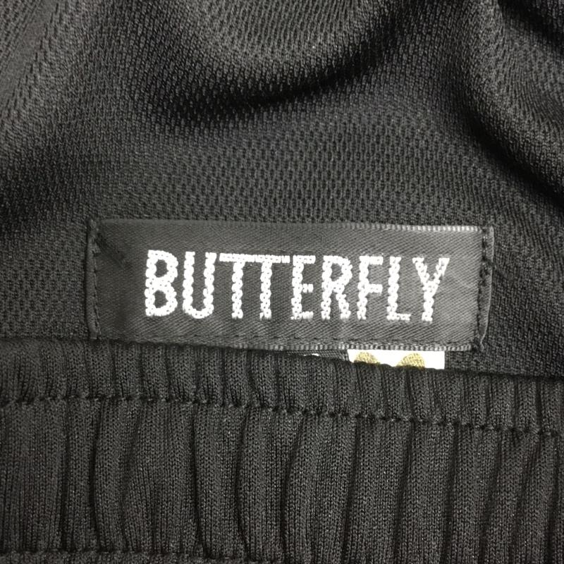 バタフライ BUTTERFLY パンツ ショートパンツ 51970-280 卓球パンツ パステップパンツ2 タグ付き S ワンポイント 黒 / ブラック / X 銀 / シルバー /  メンズ USED 古着 中古 10135690