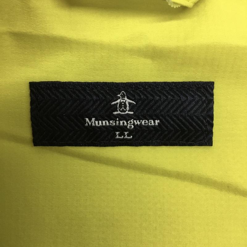 マンシングウェア Munsingwear ジャケット、上着 ジャンパー、ブルゾン MGMMJK01CH ナイロンジャケット タグ付き LL ロゴ、文字 黄 / イエロー /  メンズ USED 古着 中古 10135709
