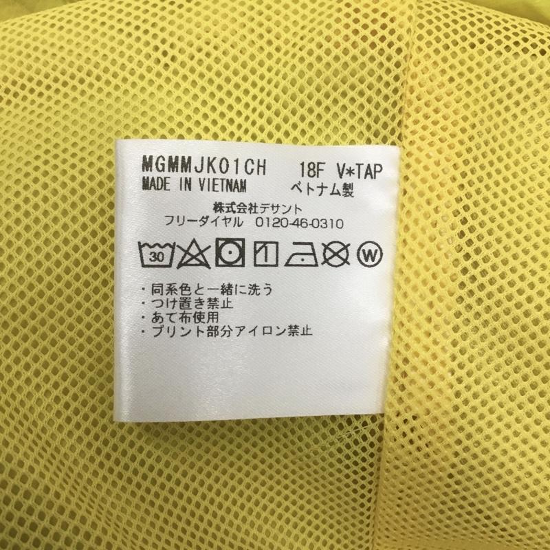 マンシングウェア Munsingwear ジャケット、上着 ジャンパー、ブルゾン MGMMJK01CH ナイロンジャケット タグ付き LL ロゴ、文字 黄 / イエロー /  メンズ USED 古着 中古 10135709