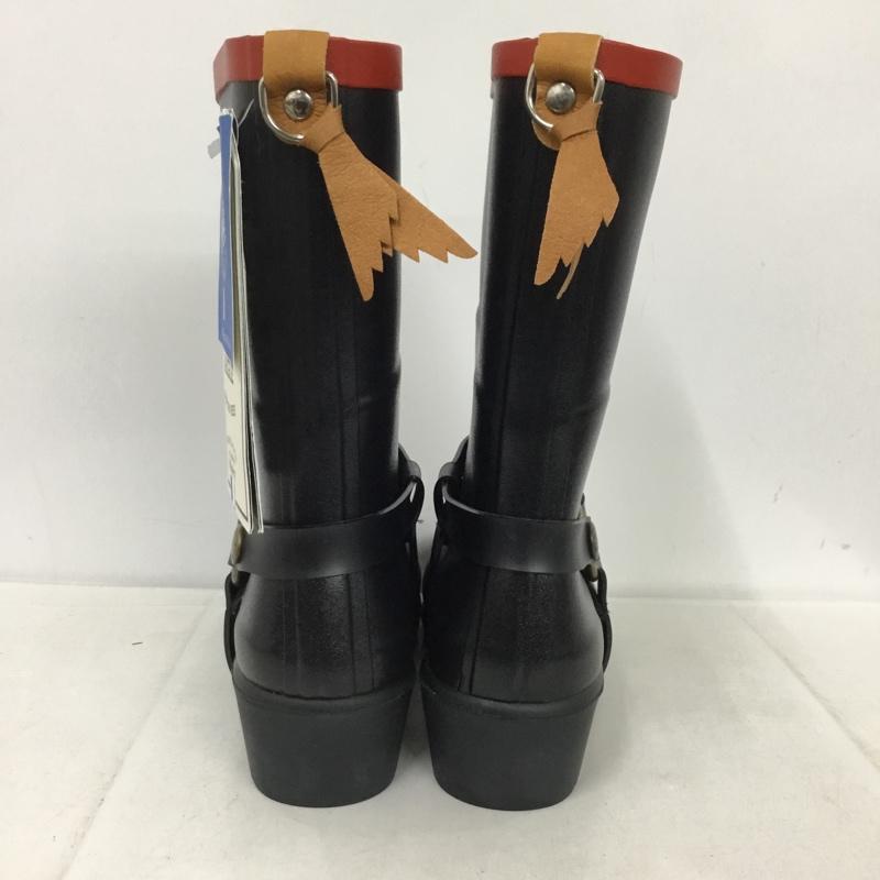 エーグル AIGLE 長靴、レインシューズ 長靴、レインシューズ ZZF8412 ミスジュリー ラバーブーツ 36 ロゴ、文字 紺 / ネイビー /  レディース USED 古着 中古 10135756