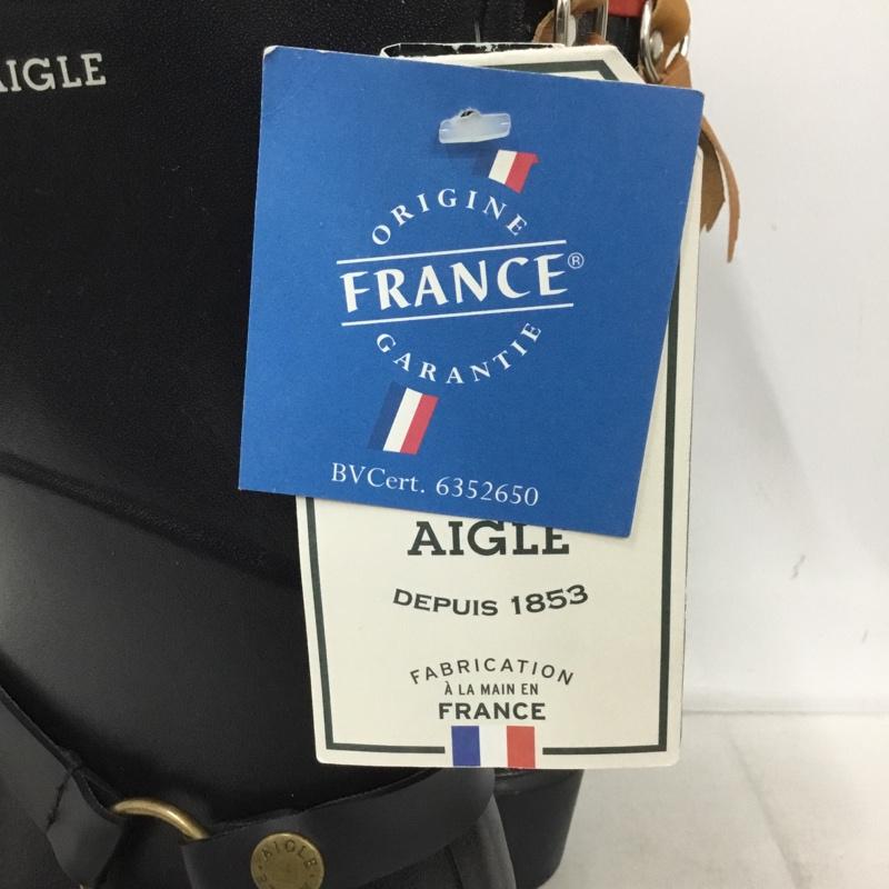 エーグル AIGLE 長靴、レインシューズ 長靴、レインシューズ ZZF8412 ミスジュリー ラバーブーツ 36 ロゴ、文字 紺 / ネイビー /  レディース USED 古着 中古 10135756
